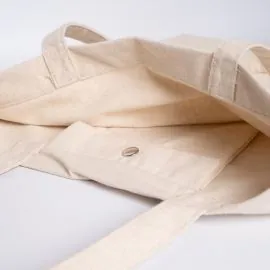 SAC COTON | 38x42 CM | TOTE BAG AVEC POCHETTE